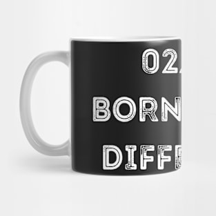 02/29 born to be different, Leap Year 29th February Mug